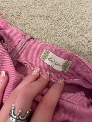 Altar'd State Pink Tie Skort thumbnail 3