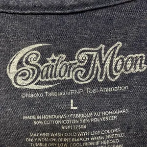 Sailor Moon Crescent Moon Wand Pretty Guardian Anime Tee Large thumbnail 4