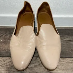 Aquatalia Emmaline Loafers Nappa Leather Water-Resistant Slip-On Nude 7 thumbnail 4