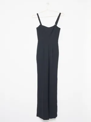 Dress the Population - Black Wide Leg Jumpsuit thumbnail 9