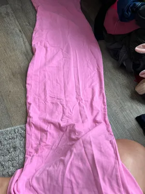 NEW • Skims • Soft Lounge Sleeveless Long Maxi Dress Cotton Candy Pink Ribbed thumbnail 7