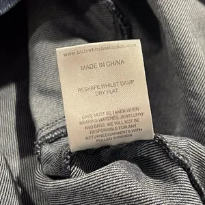 Little White Lies Womens Dress Denim Shift Pockets‎ Short Sleeve Blue Size XS thumbnail 5