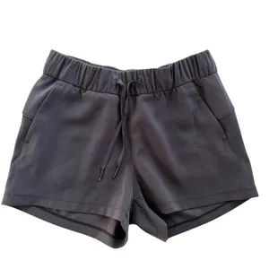 Lululemon On The Fly Short *Woven *2.5" Moonwalk Grey Size 4 Golf Summer Beach thumbnail 2