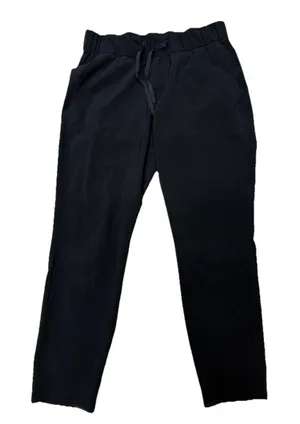 Lululemon On The Fly Jogger Black High Rise Size 6 Stretch Comfort Yoga‎ thumbnail 1