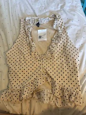 Forever 21 NWT trendy polka dot tank top thumbnail 1