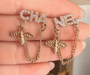 Inspired earrings Gold thumbnail 1