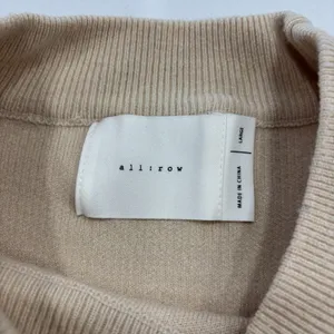 All:Row Sweater Womens Size Large Cream Crew Neck Elegant Classic Minimalist thumbnail 2