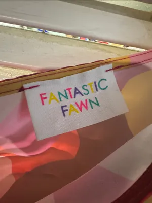Fantastic Fawn One-Shoulder Maxi Dress in Pink, Red and Yellow Floral thumbnail 5