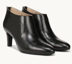LifeStride NWOT Georgia Soft System black zip back boots size 6.5W flex soles thumbnail 1