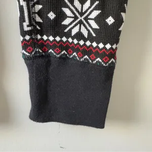 PINK Victoria's Secret Fair Isle Dog Patterned Pajama One Piece Onesie Jumpsuit thumbnail 8