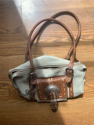 American West Genuine Leather Wester Handbag Purse Bag Accessories Medium thumbnail 1