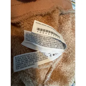 Forever 21 Faux Shearling Teddy Lounge Shorts Brown Large Drawstring Fuzzy thumbnail 5