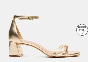 Steve Madden Gold Heels thumbnail 1