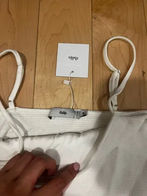 Adika White High Cut Bodysuit thumbnail 2