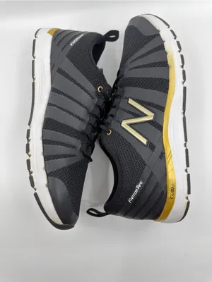 New Balance 811 trainers Color black mesh upper with gold metallic SZ 9 thumbnail 9