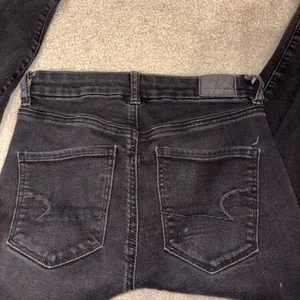 American Eagle Outfitters Black Skinny Jeans with Stretch thumbnail 4