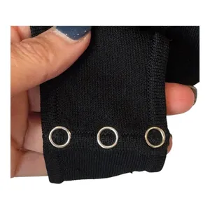 Zara Bodysuit Women Small Black Crew Neck Sleeveless‎ Snap Closure Gothic thumbnail 6