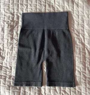 Aura Blue Ribbed Seamless Biker Shorts Size XXS/S thumbnail 1