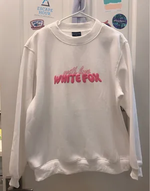 White Fox Sweatshirt Limited Edition thumbnail 1