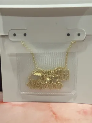Kendra Scott | Gold Plated Druzy Heart Necklace thumbnail 3