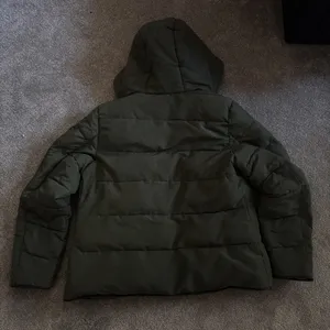 Army Green Hooded Puffer Jacket Size M thumbnail 2
