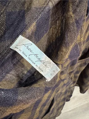 Free People Lace Up Plaid Button Up Shirt thumbnail 6