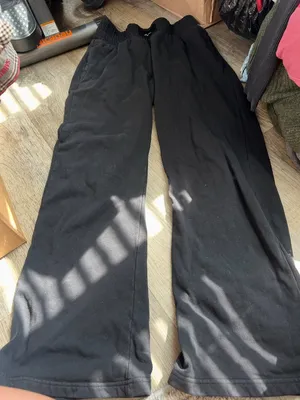 Talentless small black sweat pants wide leg thumbnail 3