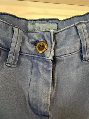 Everyday Mid-Rise Blue Women's Bermuda Shorts thumbnail 3