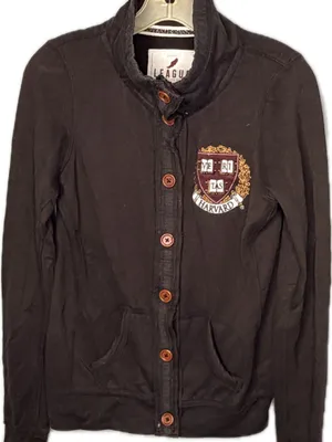 League Collegiate Wear Harvard Shirt Jacket thumbnail 1