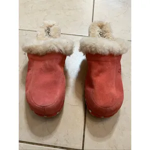 UGG Australia Coral Kalie Suede Sheepskin Lined Clog Slide Size 10 thumbnail 3