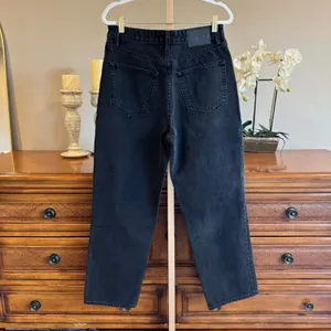 GRLFRND Amanda Mid Rise Loose Boyfriend Jeans Black Size 27 NWT thumbnail 3
