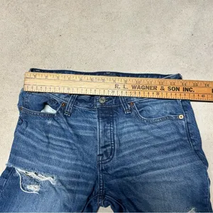 Abercrombie & Fitch Ames Slim Boyfriend Jeans Denim Distressed Size 25/0 thumbnail 5