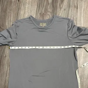 Elegant Women's Light Gray Pajama Set Size XL thumbnail 4