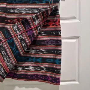 Kelly Stryker Southwestern Tapestry Mini‎ Skirt 4 | Vintage 90s Boho Tribal USA thumbnail 5