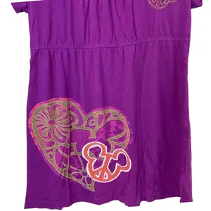 Disneyland Resort Micky Mouse Yoga Embroidered Peace Top Size Small thumbnail 6