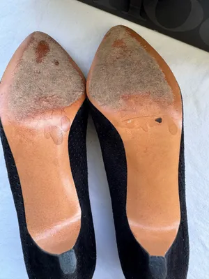 Evan-Picone Black Suede Pumps thumbnail 5