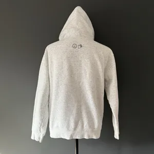 GLOSSIER Terrazzo Hoodie‎ Oversized White Black Specks Pullover Womens Small thumbnail 5