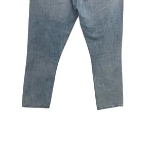 Agolde‎ Riley High Rise Straight Crop Jeans Denim Shatter Wash Blue Size 27 thumbnail 10