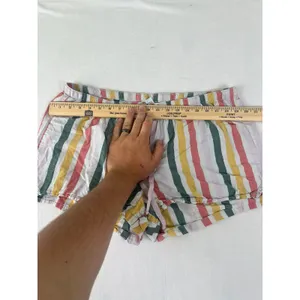 Old Navy PJ Shorts W XL Color Stripe Drawstring Sleepwear Rainbow Beach Summer thumbnail 2