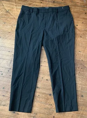 Banana Republic size 16 slim straight ankle black slacks thumbnail 1