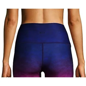 Nordstrom Wear It To Heart High Waist Banded Leggings Sunset Ombre Hi-Rise Gradient Pink S thumbnail 3