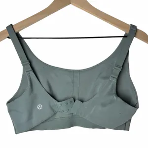 Lululemon In Alignment Straight-Strap Bra Tidewater Teal Green size 10 C/D thumbnail 2