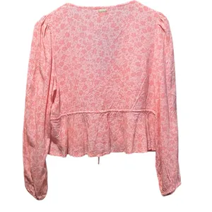 Billabong Time‎ Goes By Long Sleeve Blouse Top Size Large thumbnail 8