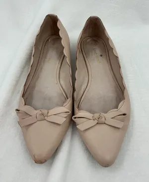 kate spade Blush Bow Pointed-Toe Flats B10 thumbnail 1