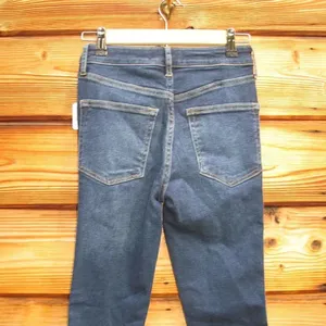 NWT Free People High Waist Raw Hem Skinny Jeans thumbnail 7