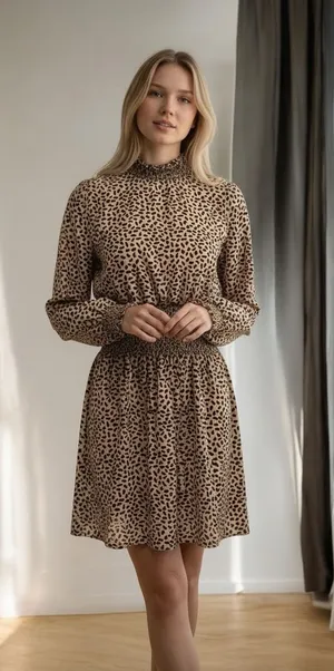 Size small knee length long sleeve dress thumbnail 1