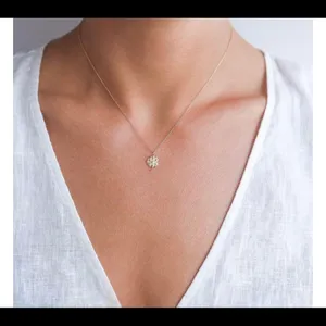 NWT Robin Haley Gold Freedom Necklace with Diamond thumbnail 2