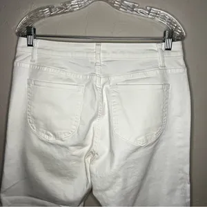 GAP Crop Boot cut White‎ Denim Jeans thumbnail 10