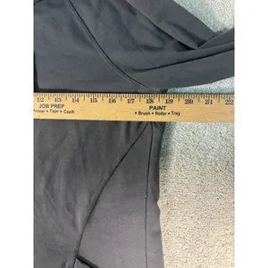 ll bean womens funnel neck sweatshirt gray small pockets thumbholes thumbnail 9