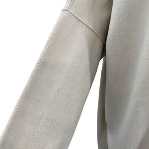 AllSaints Xonda Hoodie Dress Sweatshirt Zip‎ 1/4 Zip Beige Cream Size Small thumbnail 13